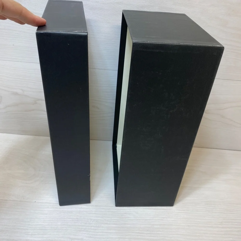 Authentic Gucci Womens Men's EMPTY Shoe BOX ONLY Black / White 14x8